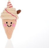 Pebble Child - Gehaakte Knuffel Rammelaar Speelgoed Organic Ice Cream - Handgemaakt - Duurzaam