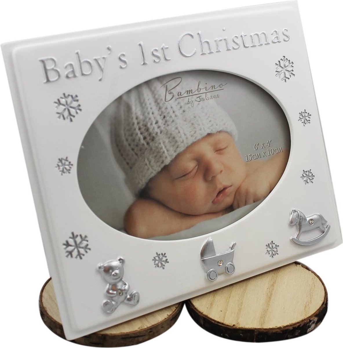 Bambino Baby's First Christmas fotolijst polyresin