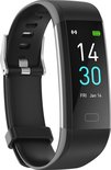 Teymour Activity Tracker HR S5 met Stappenteller en Hartslagmeter - Sporthorloge - Smartwatch voor Dames, Heren en Kinderen - Fitness Tracker - Bloeddrukmeter - Zwart