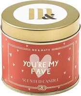 Me & Mats Kaars You’re My Fave Tin Scented candle