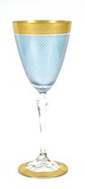 By Roon - Luxoria - kristal wijnglazen - blauw - 35cl - set van 2 stuks- rode wijn glazen - rode wijn glas - 350ml-kristal glaswerk-kristal glasservies