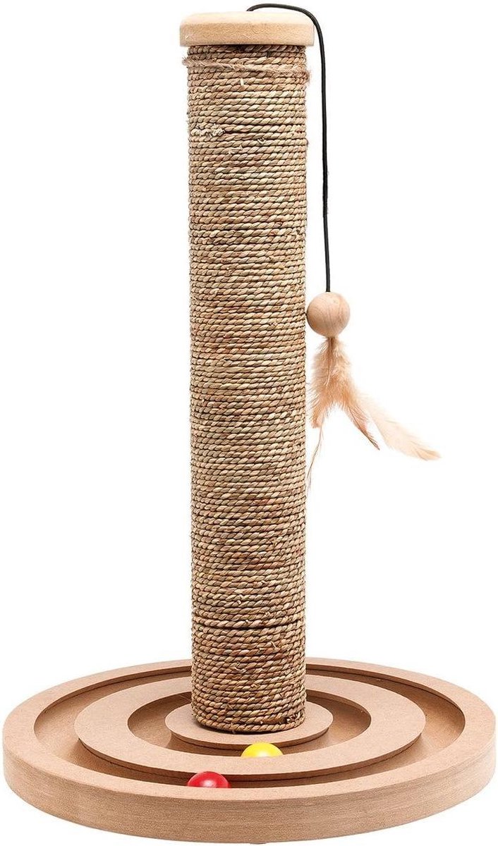 MONT krabpaal zeegras + speelgoed Brigitte H: 44 cm, diameter: 30 cm