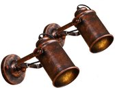Industriële wandlamp binnen - wandlamp industrieel - vintage lamp - steampunk lamp - E27 fitting - koper