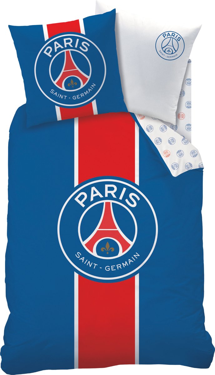 Paris Saint Germain Classic - Dekbedovertrek - Eenpersoons - 140 x 200 cm - Katoen
