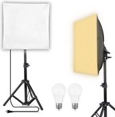 Votos Mini Softbox - Studiolamp - Fotografie Accessoires - Met Statief - 2 Stuks