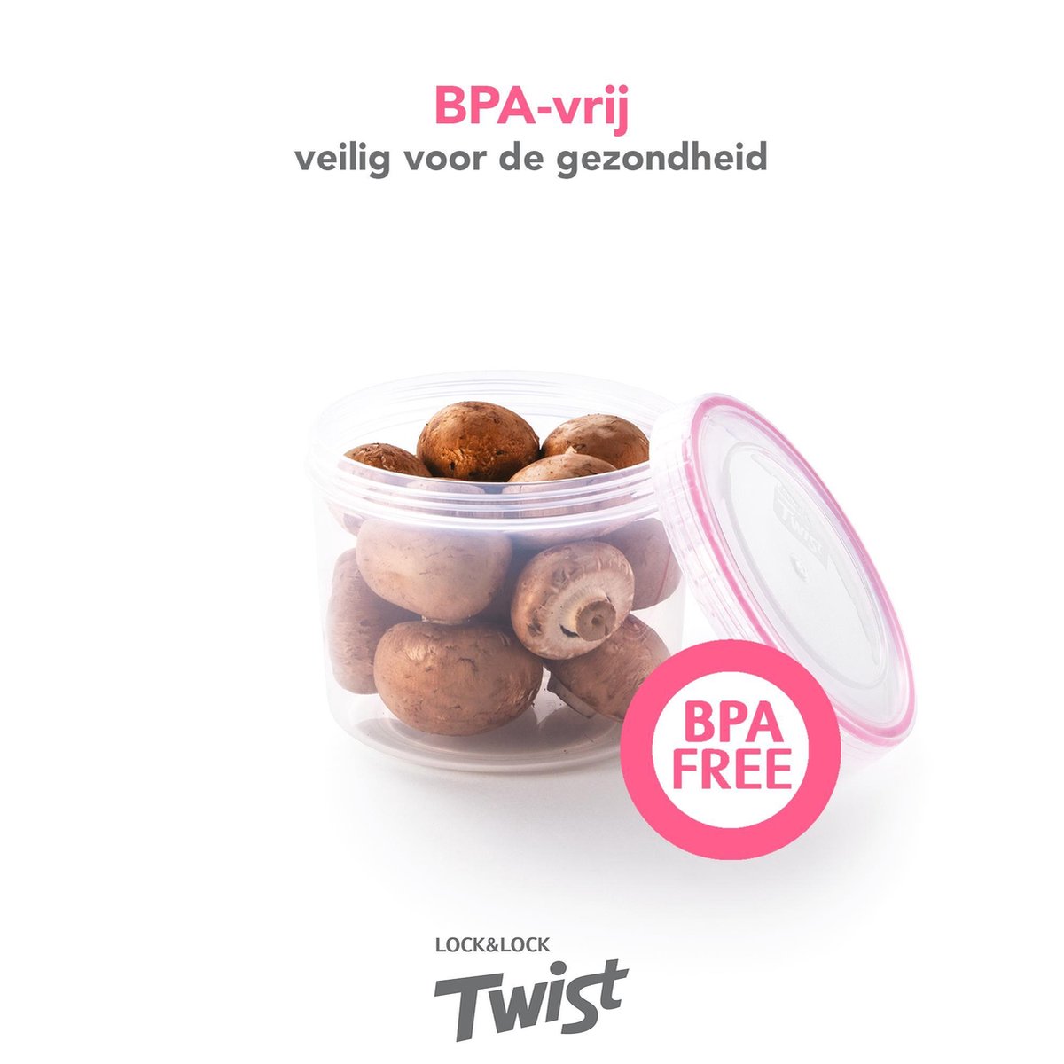 Lock&Lock Voorraadbussen - Voorraadpotten - Voorraaddozen - Beschuitbus - Rijstwafel bewaarbus - Bewaardozen voedsel - Vershoudbakjes set met deksel - Luchtdicht - BPA vrij - PFAS vrij - Rond - Set van 4 stuks - LocknLock — cadeau in Cadeau-ideeën - foto 7