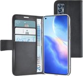 Azuri Oppo Find X3 Neo hoesje - walletcase - Zwart