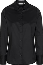 ETERNA dames blouse modern classic - zwart - Maat: 42