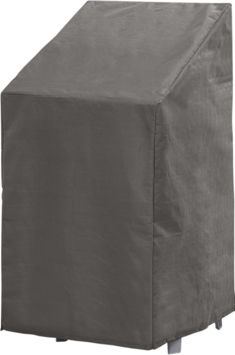 Weersbestendige Beschermhoes Stoel (4 tot 6 Stapelstoelen) | 66 x 95 x 133/93 cm (L) | Premium | Waterproof | TÜV Rheinland Gecertificeerd | Hoes voor Tuin | Waterdicht | Solution Dyed (verkleuring onmogelijk) | Zwart