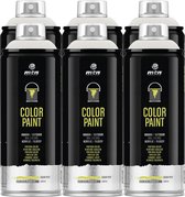 MTN PRO Color Paint RAL Spuitverf - 6 stuks - Grey White - 400ml
