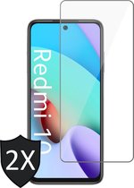 Xiaomi Redmi 10 - Beschermglas Screenprotector - Glas Screen Protector - 2 Stuks