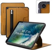 Zugu case - iPad 10.2 Gen 7, 8 & 9 (2019/2020/2021) - oersterke luxe flip-over case - volledige 360˚ bescherming – met multifunctionele standaard functie – geschikt voor Apple Penc