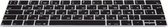 kwmobile siliconen toetsenbordbeschermer QWERTY (Russisch) voor Apple MacBook Pro 13" / 15" (van 2016) - Keyboard cover in zwart