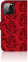 GSM Hoesje Geschikt voor iPhone 13 Pro Max Mobiel Bookcase Red Roses