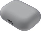 Apple AirPods Pro - Siliconen Case Cover - Geschikt voor AirPods Pro - Kleur Grijs