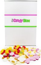 The Candy Box - Lente box  - Snoep & Snoepgoed cadeau doos - 0,5 KG - katja - vegan - zoet - beertjes - fruit mix - tropic fruit - zoo mix
