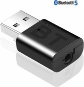 DrPhone BX2 - Audio ontvanger -  Zender / Receiver - Ontvanger USB dongle - 5.0 Bluetooth - 3.5 mm audio kabel - Zwart