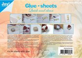 Glue sheets A4 - micro dotjes 4 vel
