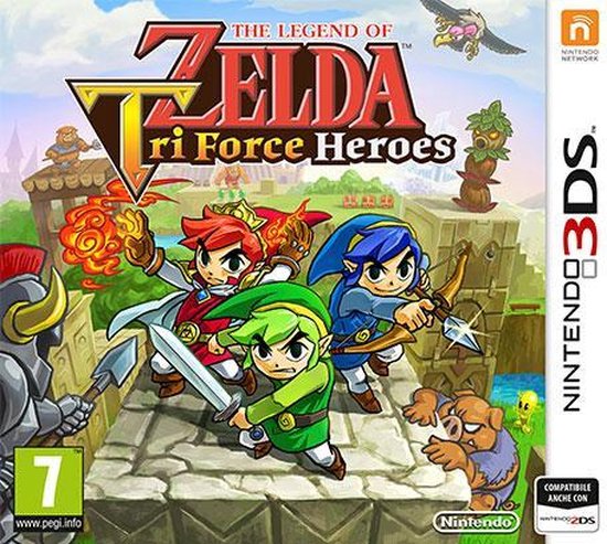 Nintendo The Legend of Zelda: Tri Force Heroes, Nintendo 3DS, Multiplayer modus, E (Iedereen)