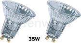 Osram - Halogeen - GU10 - 35W - Halopar 16 - Dimbaar - Reflector - Spot (2 STUKS)