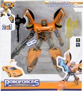 robot Roboforces jongens 19 cm oranje/zwart