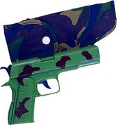 pistool militair met holster 20 cm legergroen