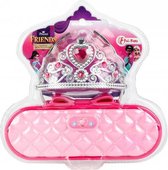 verkleedaccessoires Princess meisjes roze 3-delig