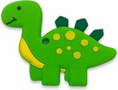 Chewzoo® - Bijtketting - Blije Dinosaurus - Cartoon Dino - Groen & Geel