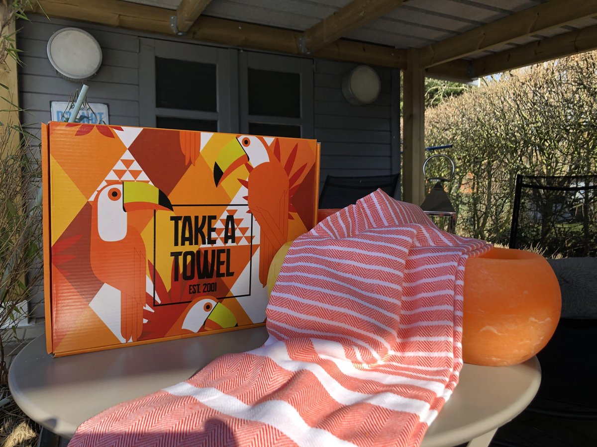 Hamamdoek - Take A Towel - fouta - 90x170 cm - 100% katoen - pestemal - TAT 4A-6