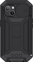 R-Just Sliding Camera Apple iPhone 13 Mini Hoesje Waterdicht Zwart