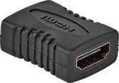 HDMI verloopstekker - Verguld - 4K Ultra HD - Zwart - Allteq