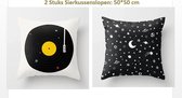 2 Stuks Velvet Terracotta Sierkussenslopen -Hoge Kwaliteit Fluweel Kussen Hoes-Past Ikea's Kussens- Super Zachte Korte Fleece-50*50cm-Steren+ Lekker Slapen - Sale!