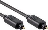 Optische kabel - Toslink - 5 meter - Zwart - Allteq