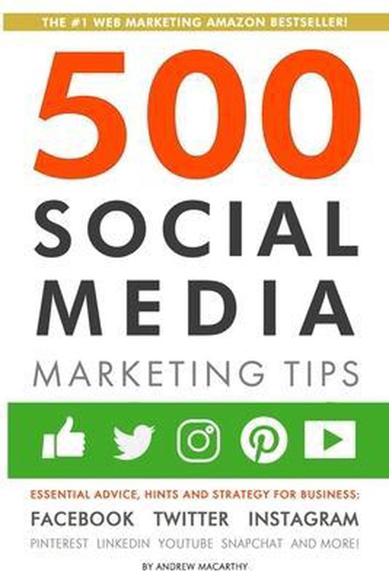 500 Social Media Marketing Tips - cover
