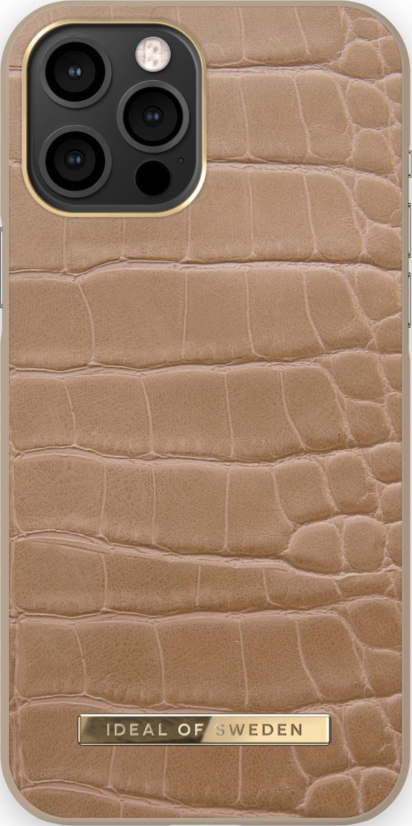 Ideal of Sweden Atelier Case Introductory iPhone 12/12 Pro Camel Croco