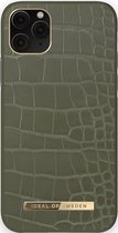 Ideal of Sweden Atelier Case Introductory iPhone 11 Pro/XS/X Khaki Croco