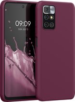 kwmobile telefoonhoesje voor Xiaomi Redmi 10 (2021 / 2022) - Hoesje voor smartphone - Back cover in bordeaux-violet