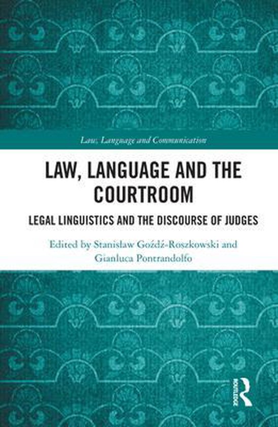 Law, Language and Communication - Law, Language and the Cour ... - cover