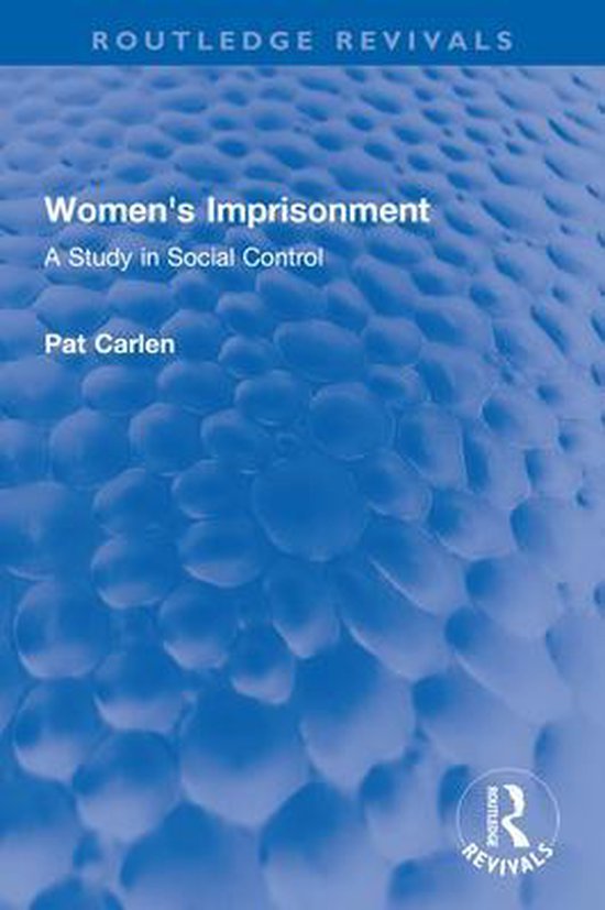 Routledge Revivals - Women's Imprisonment - cover
