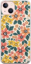 iPhone 13 hoesje siliconen - Blossom | Apple iPhone 13 case | TPU backcover transparant