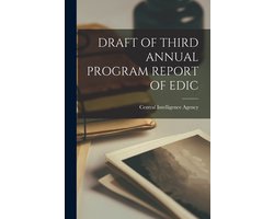 Draft of Third Annual Program Report of Edic