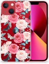 Smartphone hoesje Geschikt voor iPhone 13 Telefoontas Butterfly Roses
