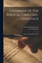 Grammar of the Biblical Chaldaic Language