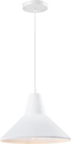 QUVIO Hanglamp retro - Lampen - Plafondlamp - Verlichting - Verlichting plafondlampen - Keukenverlichting - Lamp - E27 Fitting - Met 1 lichtpunt - Voor binnen - Design - Metaal - D 28 cm  - W