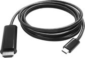 NÖRDIC USBC-N1318 USB-C naar HDMI kabel - 4K 60Hz - 1.8m - Zwart