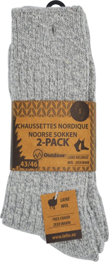 Chaussettes norvégiennes - HOMME - Taille 43/46 - 4 paires | bol.com