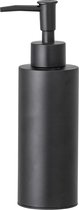 Bloomingville Loupi zeepdispenser - zwart - roestvrij staal - D 6 cm H 19,5 cm