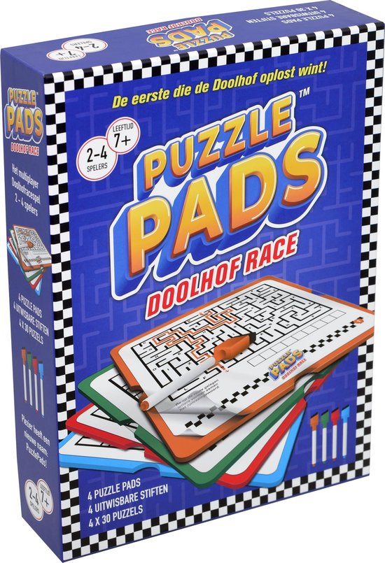 Afbeelding van het spel PuzzlePads - Doolhof race - Bordspel
