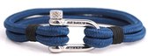 FortunaBeads - Bracelet Nautical N2 Homme Corde Blauw - Grand 20cm
