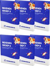 Groep 3 t/m 8 Rekenen - Midden en Bovenbouwpakket - Oefenboeken.nl